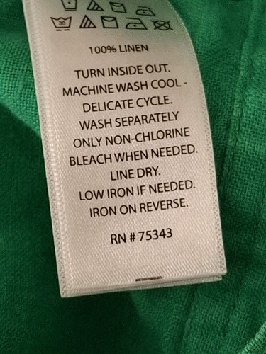JONES NEW YORK 100% LINEN KELLY GREEN CROPPED TRUCKER JACKET FRONT POCKET M NWT - Picture 16 of 17