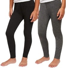Splendid Studio Girls' Youth 2 Pack Stretch Knit Leggings - Size: 12