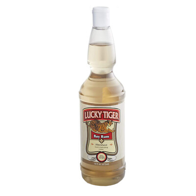 Lucky Tiger Bay Rum Aftershave 16 oz. Men Barber