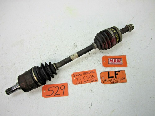 AXLE SHAFT LEFT DRIVER SIDE FRONT CV BOOT NUT LH fits 05-09 TUCSON 2.7L AWD FWD
