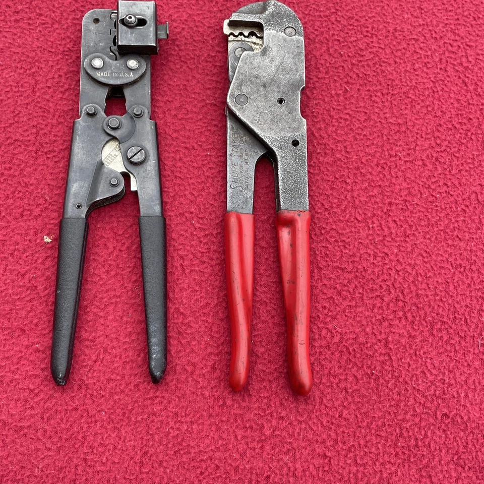 Klein Tools T1710 обжимной механизм с трещоткой составного действия, T&B WT-130 обжимной лот - Изображение 4 из 4