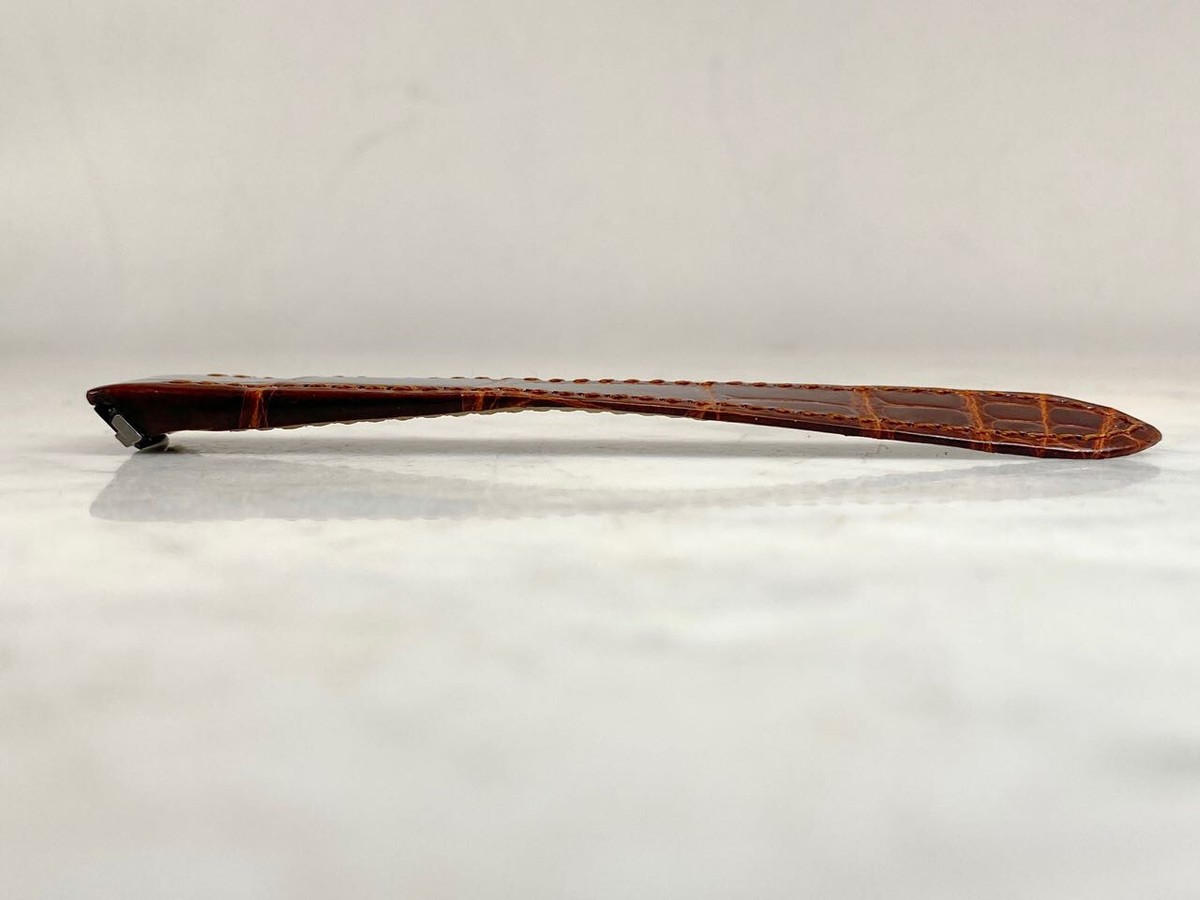 Genuine CARTIER Alligator Leather Watch Wristband Strap