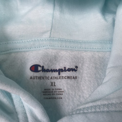 Champion Hoodie Girls Size Youth XL Blue Mist Sweatshirt - Picture 8 of 21