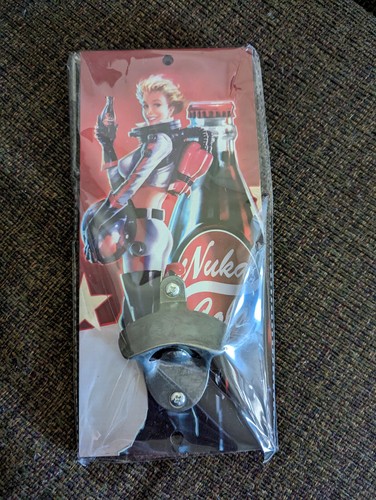 Fallout Nuka Cola Girl Bottle Opener Bethesda Brand New