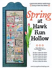 Spring at Hawk Run Hollow Cross Stitch Chart Pack - Carriage House Samplings