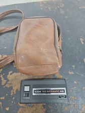 Vintage Kodak Tele-Instamatic 608 Point Shoot 110 Film Camera With Bag