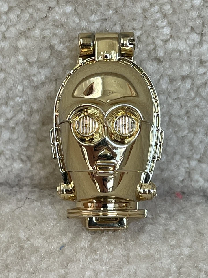 Cabezal transformador Cantina Star Wars Micro Machines C3PO 1996 con sobre raro Foto 2 de 4