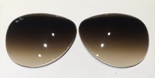 Ray Ban RB8313 Brown Grad Replacement Lenses 61 mm Glass Preowned Rare Authentic