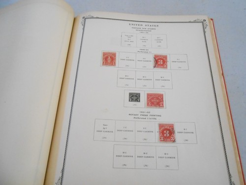 RARO ANTICO ALBUM AMERICANO 1941 STATI UNITI FRANCOBOLLO MOLTI FRANCOBOLLI SCOTT - Foto 5 di 12