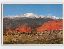 Postcard Pikes Peak & Gateway To Garden Of The Gods Colorado