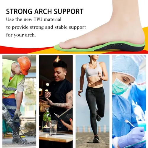 Gel Orthopädische Einlegesohlen Schuheinlagen für Plattfüße Sport Fußschmerzen - Bild 10 von 25
