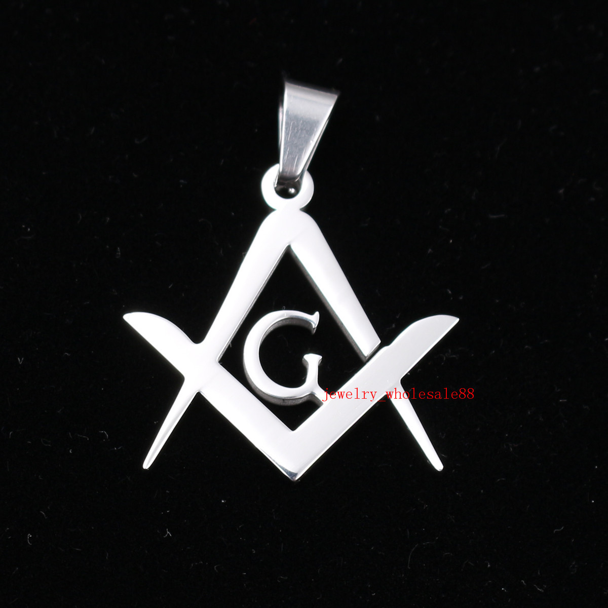 10pc Lot Stainless Steel Freemasonry Masonic Mason Pendant Charms