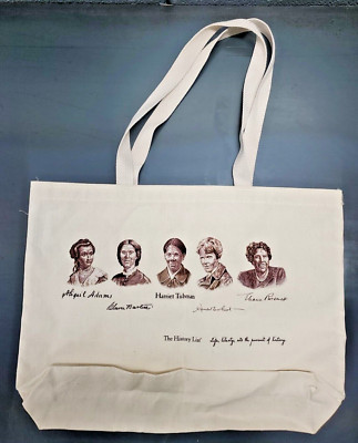 Canvas Tote Bag The History List Remember Ladies the Historic American USA