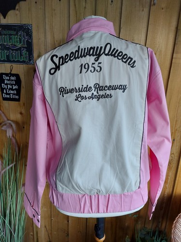BNWT 2XL 18 20 QUEEN KEROSIN SPEEDWAY GABARDINE JACKET 50S ROCKABILLY HOT ROD - Picture 6 of 6