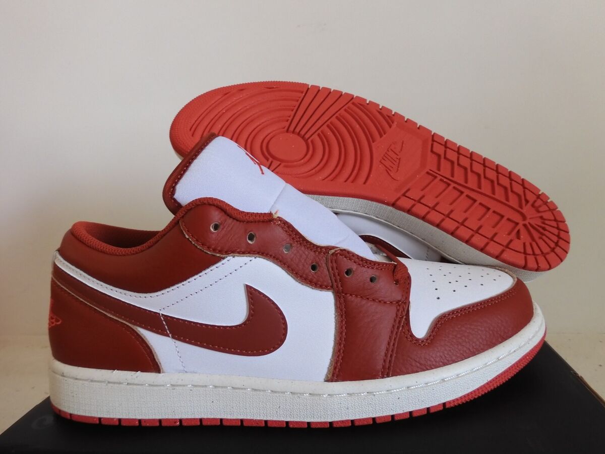 NIKE★AIR JORDAN 1 LOW SE★WHITE/LOBSTER/SAIL/DUNE RED NIKE AIR JORDAN 1 LOW SE WHITE-DUNE RED-LOBSTER-SAIL SZ 10