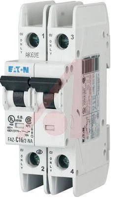 FAZ-C10/2-NA, Eaton, 2 Pole 10Amp, Ul489
