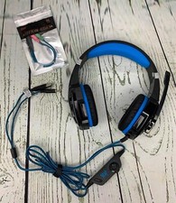 G9000 Stereo Gaming Headset Noise Cancel Blue Mic Over Ear