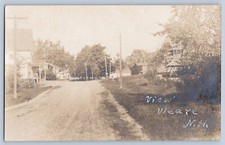 Weare New Hampshire NH Street View Real Photo Postcard RPPC 1907-17