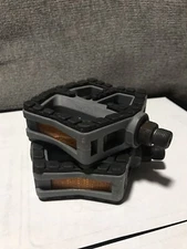 Wellgo K79 Nylon Bicycle Platform Pedals 9/16 Flats MTB BMX City Rubber Grip