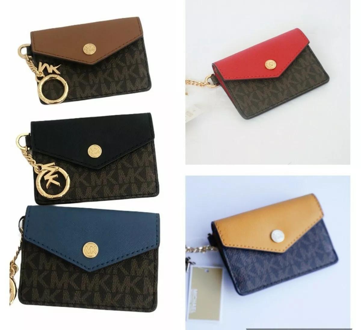 Women's Small Card Case Wallet with Flap