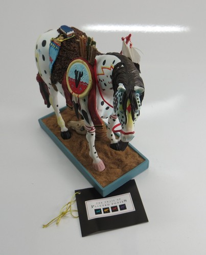 Trail of Painted Ponies War Pony # 1452 Retired In Original Black Box - Picture 6 of 9