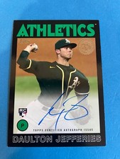 DAULTON JEFFERIES 2021 TOPPS UPDATE SERIES 1986 STYLE RC AUTOGRAPH  BLACK /199