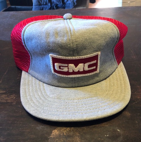 GMC Trucks Hat Vintage Red White 