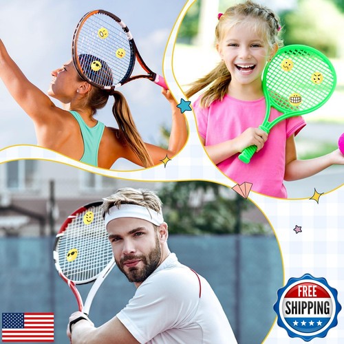 Jexine 30 Pcs Tennis Vibration Dampener Silicone Tennis Racket Dampener Cute - Picture 4 of 5