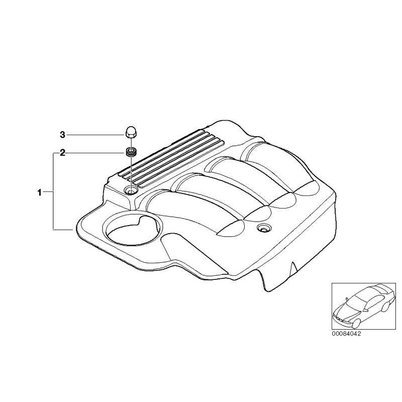 4x Original BMW 11617522575 - Hutmutter 1er 3er X1 X3 Z4 | eBay.de