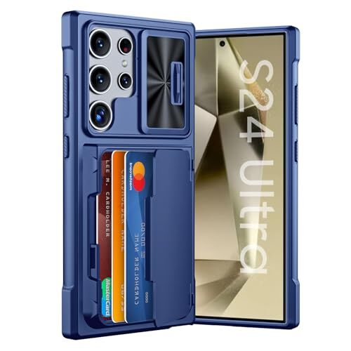 for Samsung Galaxy S24 Ultra Wallet Case with RFID Blocking Card Holder,