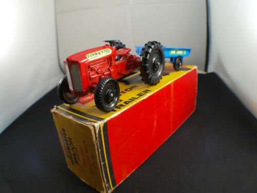 Lone Star GB Tractor Trailer Roadmaster Major Tractor RARE Farm Box Vintage - Picture 3 of 8