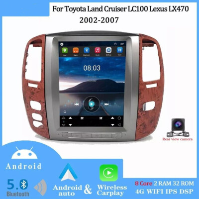 Android 12.1'' Car Radio For Toyota Land Cruiser LC100 Lexus LX470 GPS Navigation