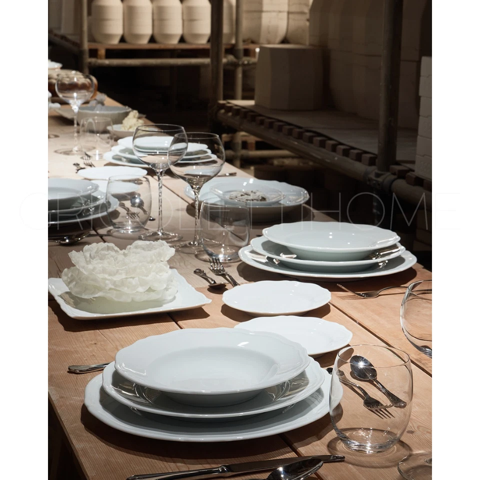 Richard Ginori - Antico Doccia - Set 6 Piatti Piani ø cm 26,5 / inch 10.43 - Image 4 of 4