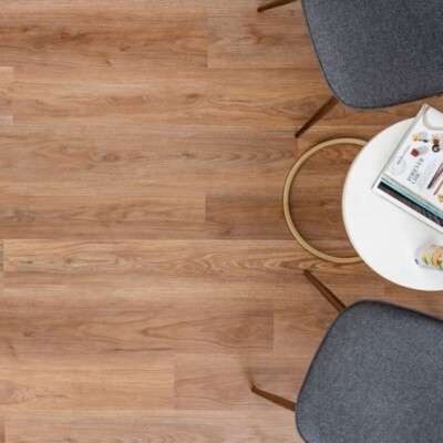 Luxury Click Vinyl Flooring SPC 5mm 20 mil w/padding Vinduri Honey Oak - Sample