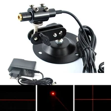 Dot Line Cross Red 635nm 10mW Long-time Work Laser Diode Module 5V 12mm Holder