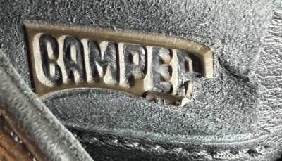 Camper Chukka Pebbled Black Leather Boots Men display picture 2