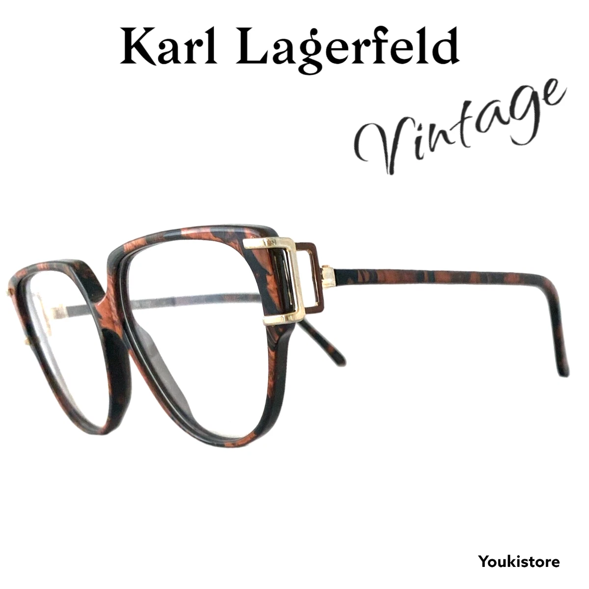 KARL LAGERFELD PARIS occhiali da vista 121 54 072 RARE VINTAGE 80s