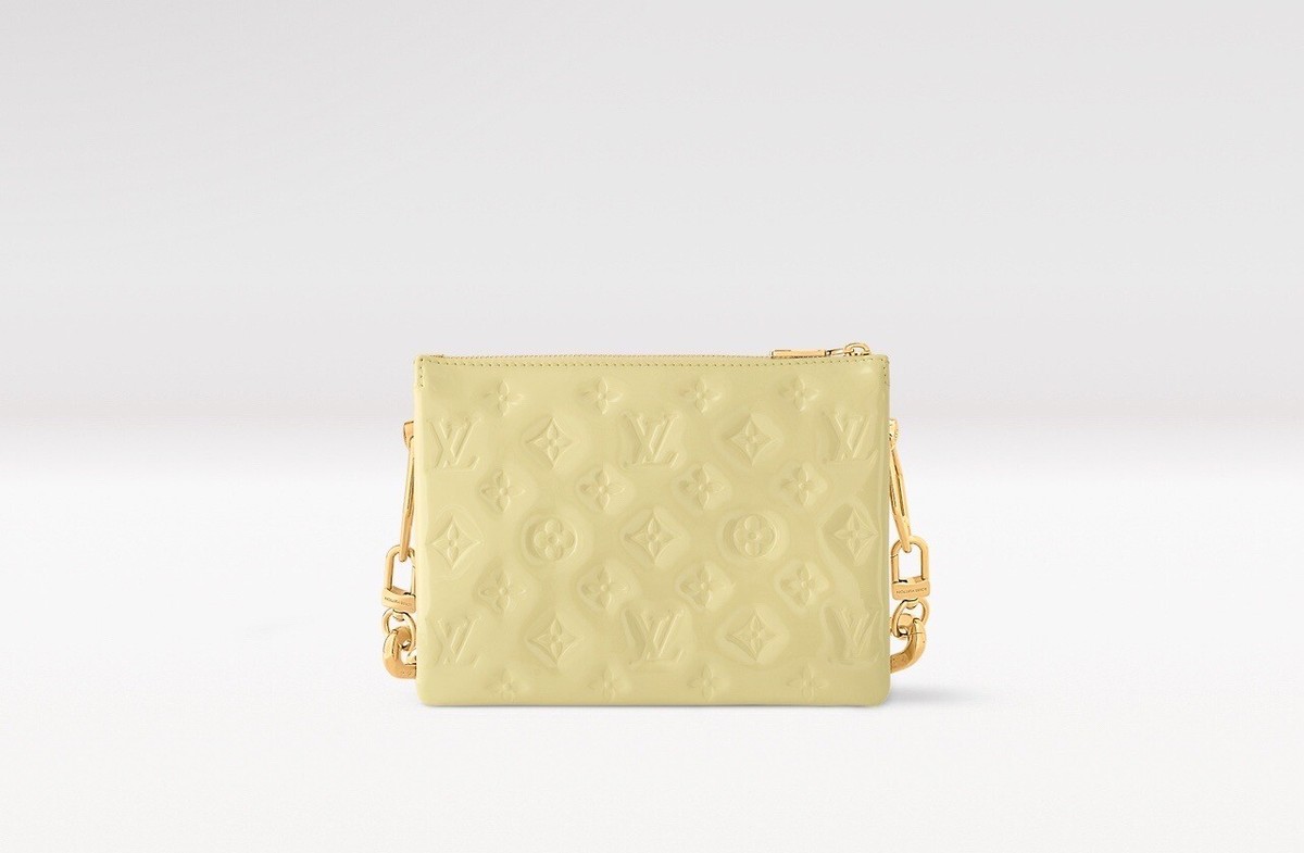 NIB Louis Vuitton Coussin BB M24560 Yellow Varnished