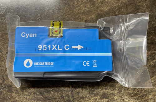 Unbranded CYAN 951 XL Ink Cartridge - NEW - 第 1/3 張圖片