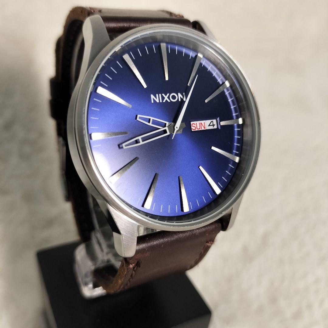 Nixon Watch Horween Leather Belt - Popular Stylish Model Pre-Owned