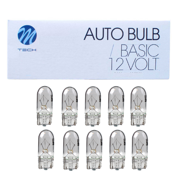 10 StüCk M-Tech GlüHlampe Glassockellampe GlüHbirne T10 12V 3W W2,1X9,5D A41B-image