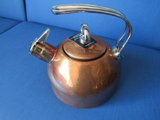 Tetera Chantal Copper Whistling 1,7 qt interior de acero inoxidable - sin usar
