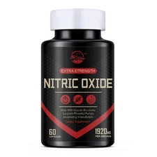 Nine Natures Extra Strength Nitric Oxide Supplement 3X Strength L Arginine new