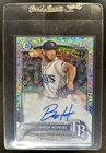 2025 Bowman Brody Hopkins Chrome Auto Speckle Refractor 1st Prospect #/299 Rays
