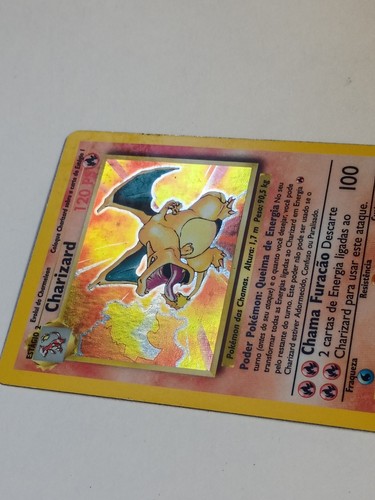 CGC Portuguese Charizard 1999 Base Set 4/102 Holo Pokemon Card - Picture 9 of 14