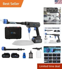 Lightweight 1200PSI Cordless Power Washer - Ideal for Cars, Fences, and More