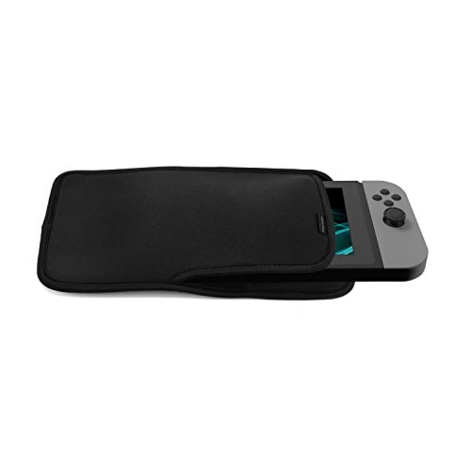 Nintendo switch Body storage pouch Soft pouch SW Black F/S w/Tracking# Japan New - Image 3 of 4
