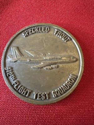USAF Air Force Challenge Coin 412th Flight Test Squadron F424