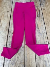 Wonderful LULULEMON "Align with Pockets" Vibrant Pink Gym Fitness LEGGINGS UK 8