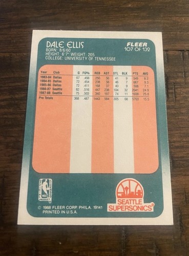 1986-88 NBA Fleer 25 Card Set Including STICKERS. Many With GOOD CENTERING! ๐ฅ - Picture 12 of 12